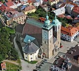 V Jihlavě začaly dvouleté opravy střechy kostela sv. Jakuba
