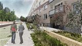Architekti vpustili přírodu na sídliště v Polici, návrh garáží lidi leká